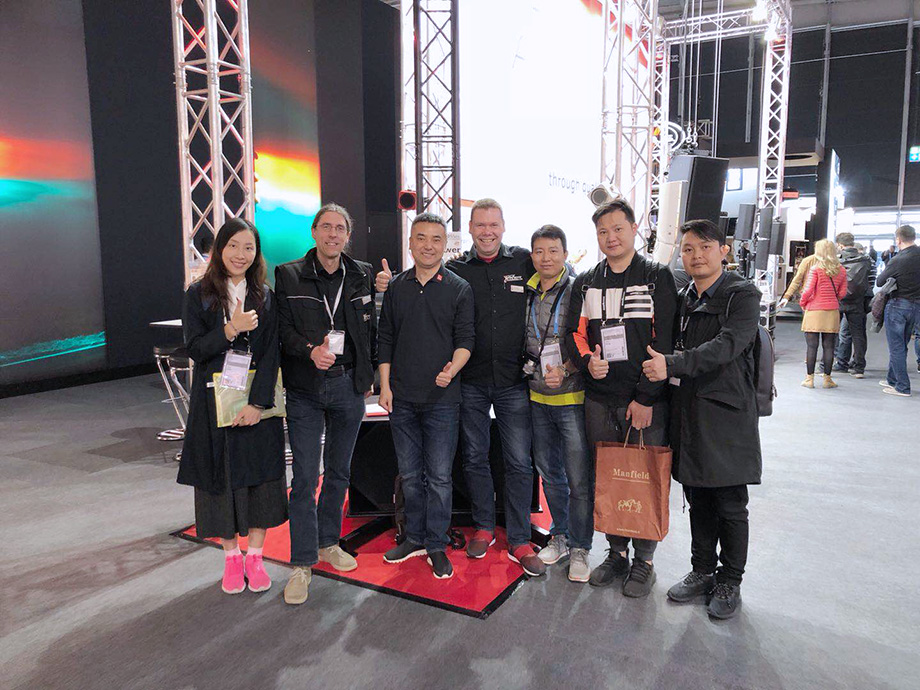 锐丰智能合作伙伴德国进口品牌Voice-Acoustic亮相于Prolight + Sound展